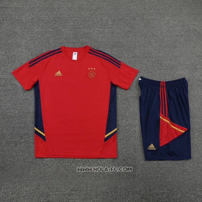 Chandal del Ajax 2022-2023 Manga Corta Rojo - Pantalon Corto